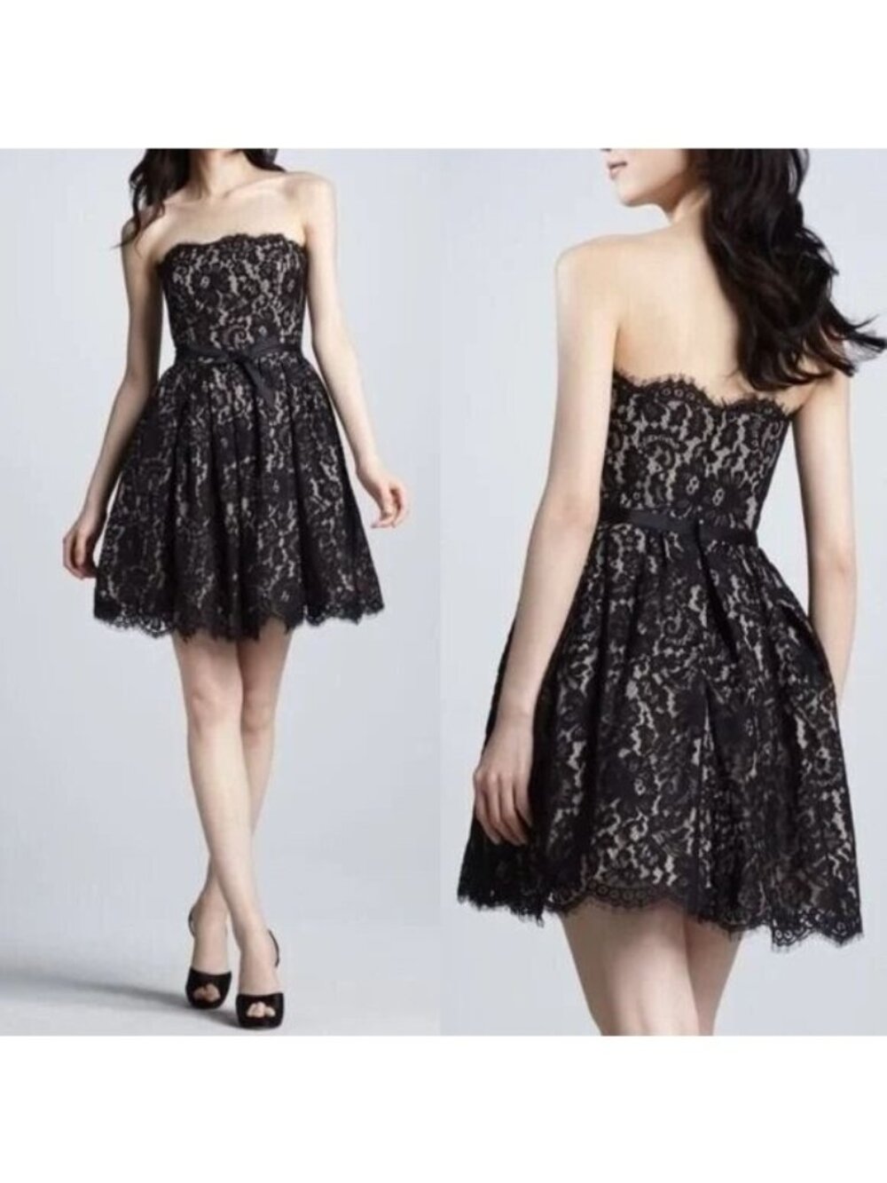 Neiman Marcus x Target ROBERT RODRIGUEZ Womens 8 Black Lace Party DRESS NWT NEW